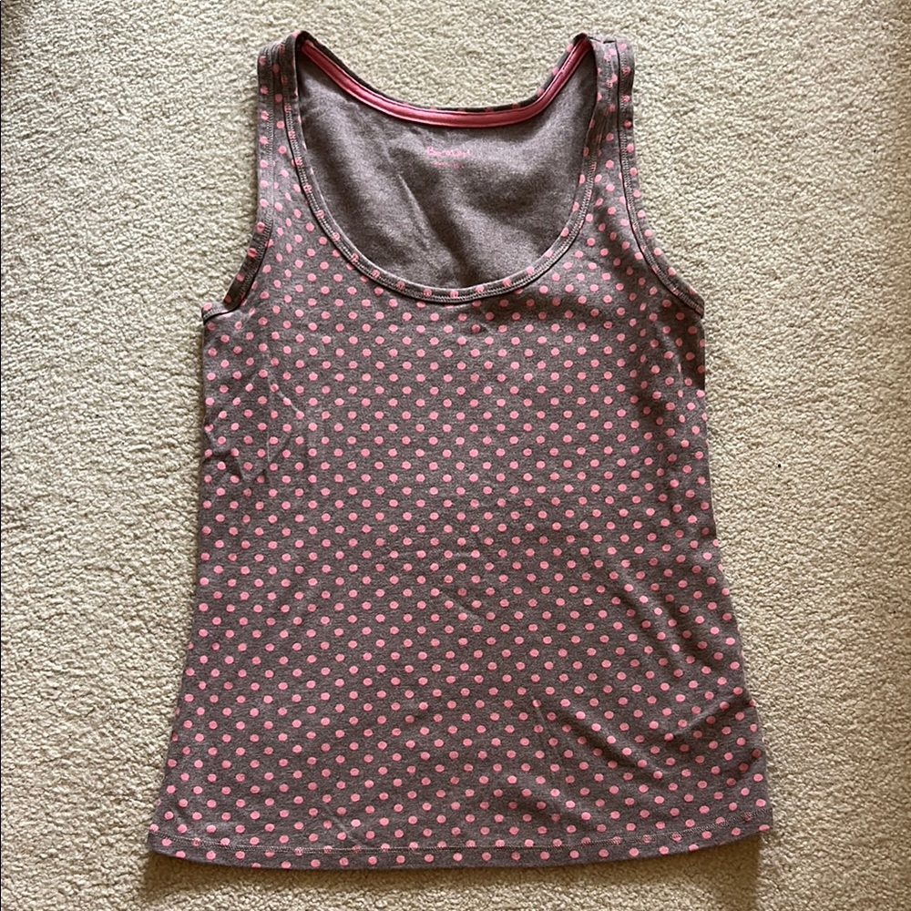 Boden Polka Dot Sleeveless Tank